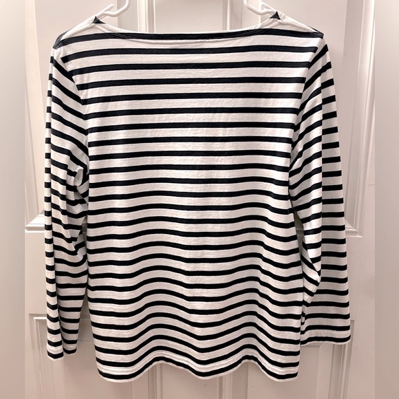 COS Stripped Long Sleeves T-Shirt - B&W - Medium - Picture 2 of 4